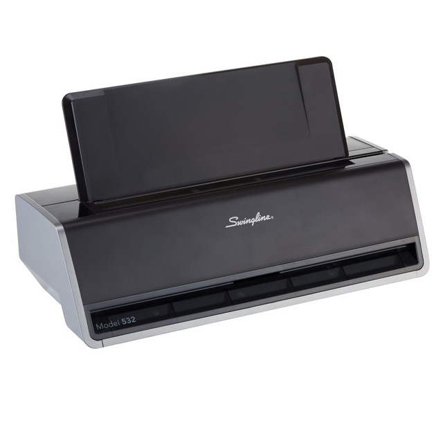 ACCO BRANDS USA, LLC A7074532 Swingline Model 532 2-Hole Punch, Black/Gray