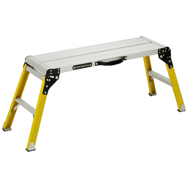 Louisville L-3042-03 Fiberglass Foldup Platform: 300 lb Capacity, 16-3/8" Wide, 16" Deep, 21" High