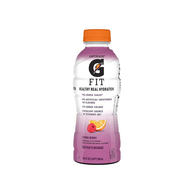 Gatorade 05155 Activity Drinks; Drink Type: Activity ; Form: Liquid ; Container Yields (oz.): 16.90 ; Container Size: 16.90 ; Flavor: Citrus Berry ; Drink Content Features: Hydration Electrolytes Single Serve Healthy Hydration