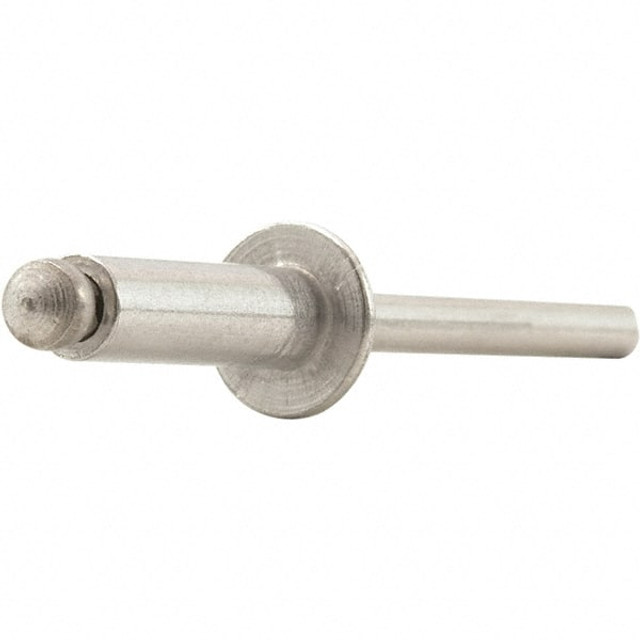 STANLEY Engineered Fastening POPAD46BS Open End Blind Rivet: Size 4, Dome Head, Aluminum Body, Steel Mandrel