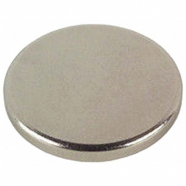 Eclipse N485 Rare Earth Disc & Cylinder Magnets; Rare Earth Metal Type: Neodymium Rare Earth ; Diameter (Inch): 0.125in ; Overall Height: 0.125in ; Height (Inch): 0.125in ; Maximum Pull Force: 1.5lb ; Maximum Operating Temperature: 2480F