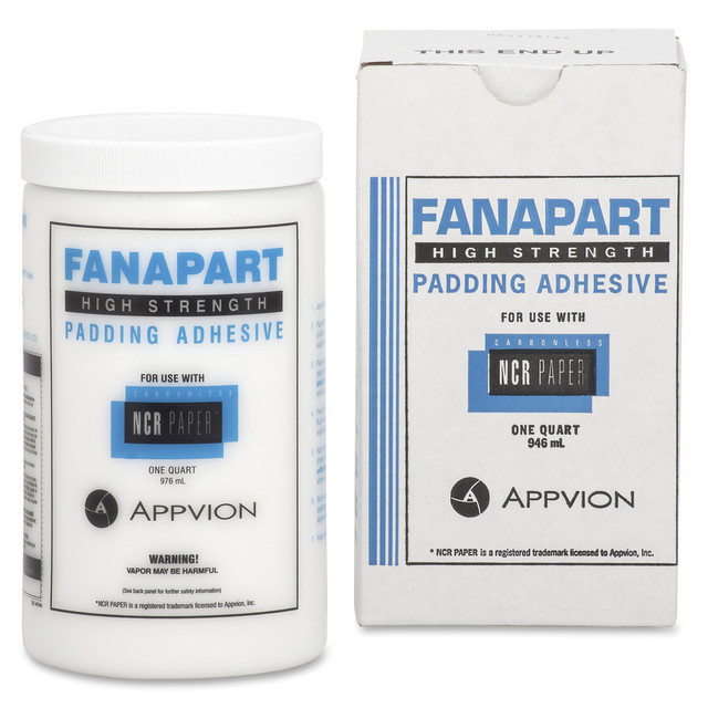 Appvion, Inc NCR Paper 2116 NCR Paper Fanapart Padding Adhesive Appvion, Inc NCR Paper 2116 NCR Paper Fanapart Padding Adhesive