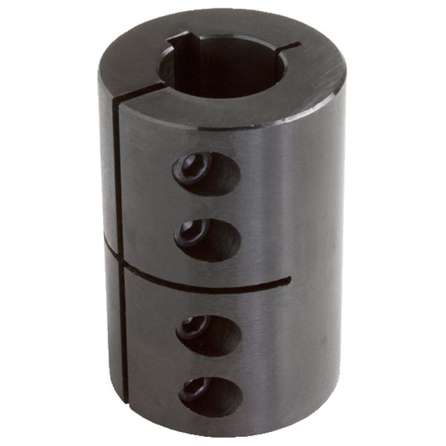 Climax Metal Products CC-050-050-KW 1/2" Inside x 1-1/4" Outside Diam, Rigid Coupling with Keyway