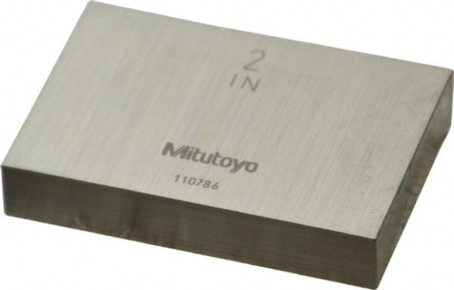 Mitutoyo 611202-541 2" Rectangular Steel Gage Block