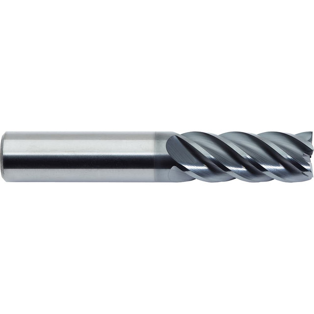 M.A. Ford. 278X50000B Square End Mill: 1/2" Dia, 3" LOC, 5 Flutes, Solid Carbide
