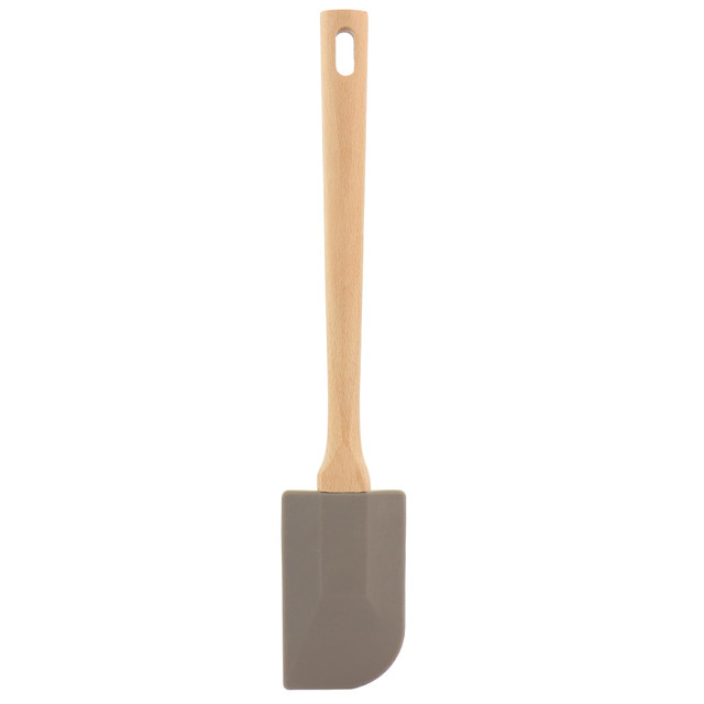 GIBSON OVERSEAS INC. 995116340M Martha Stewart Beech Wood Silicone Spatula, Gray