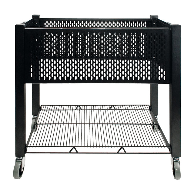 VERTIFLEX COMPANY VF53000 Vertiflex SmartWorx Steel Open-Top Filing Cart, 27 3/4inH x 15inW x 28 3/4inD, Black