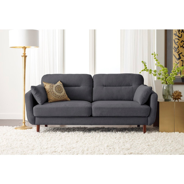 MILLWORK HOLDING CO INC FF16048 Serta Sierra Collection Sofa, Slate Gray/Chestnut