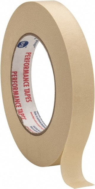 Intertape PG49..6 Masking Tape: 18 mm Wide, 60 yd Long, 6.7 mil Thick, White