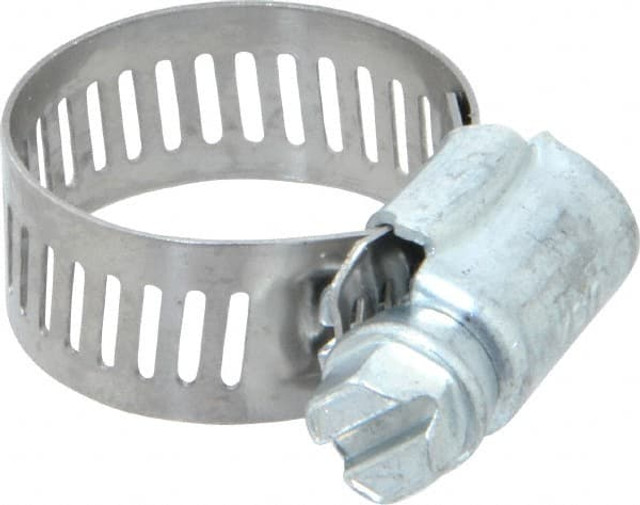 IDEAL TRIDON 5210051 Worm Gear Clamp: SAE 10, 9/16 to 1-1/16" Dia, Carbon Steel Band