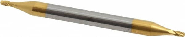 Hertel E699924405 Ball End Mill: 0.0469" Dia, 0.0938" LOC, 4 Flute, Solid Carbide