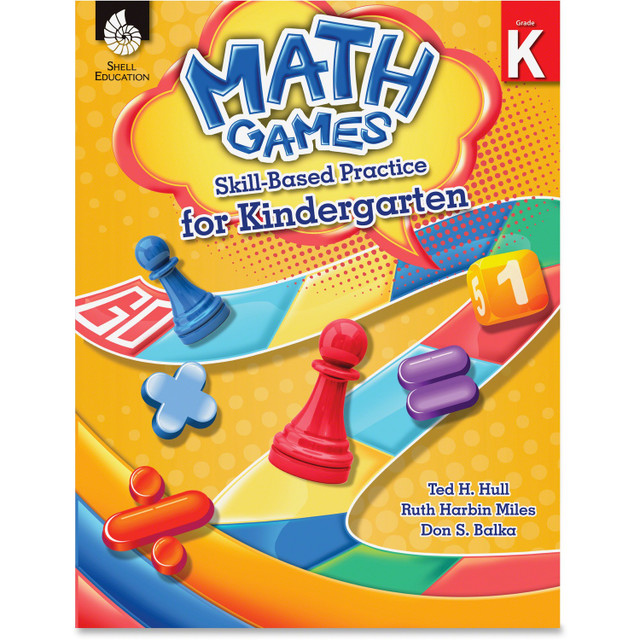 Shell Education 51287 Shell Education Math Games Skill Base Practice Kindergarten Printed Book by Ted H. Hull, Ruth Harbin Miles, Don Balka