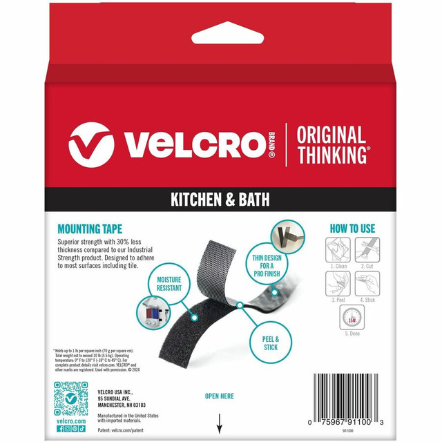 Velcro Companies VELCRO&reg; 91100 VELCRO&reg; 91100 Heavy Duty Industrial Strength - Low Profile