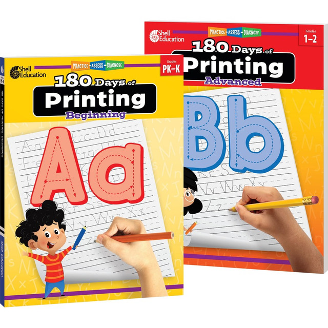Shell Education 130194 Shell Education 180 Days of Printing: Advanced Printed Book