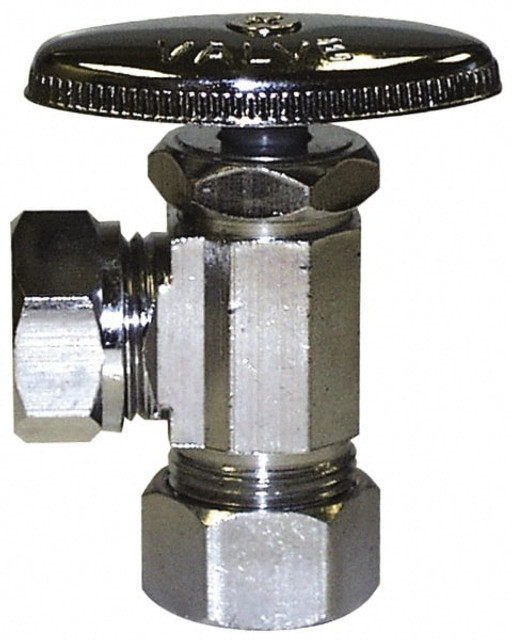 Legend Valve 114-133NL NPT 1/2 Inlet, 110 Max psi, Chrome Finish, Rubber Water Supply Stop Valve