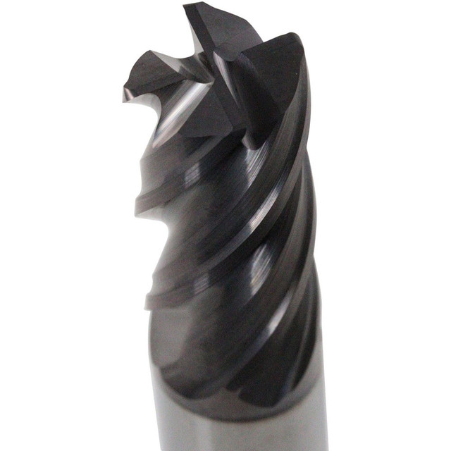 SGS 36555 Corner Radius End Mill: 3/8" Dia, 7/8" LOC, 0.0150 to 0.0200" Radius, 4 Flutes, Solid Carbide