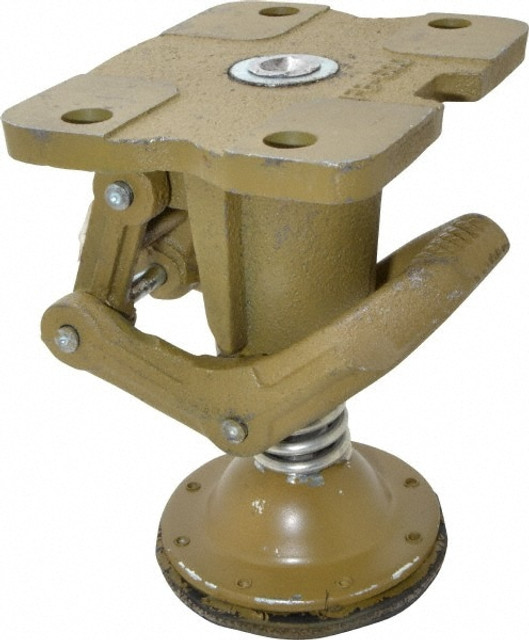 Albion 503921 7-3/4" Mounting Height, Position Floor Lock for 5 & 6" Diam Caster Wheels