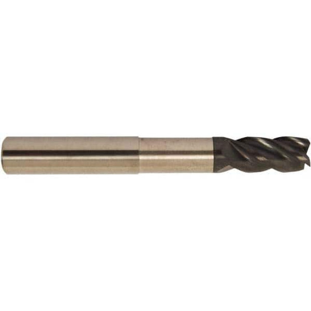 Accupro 6502769 Corner Radius End Mill: 1" Dia, 1-1/4" LOC, 0.0300" Radius, 4 Flute, Solid Carbide