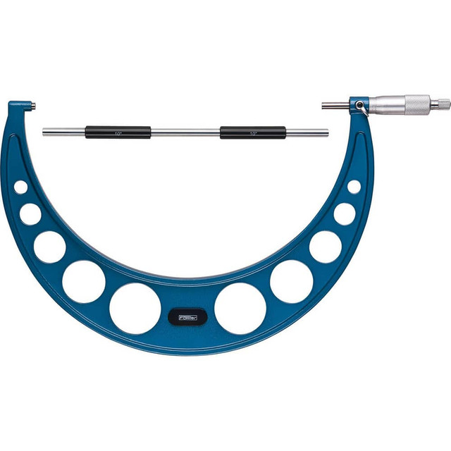 Fowler 522400111 Mechanical Outside Micrometers; Minimum Measurement (Decimal Inch): 10.0000 ; Maximum Measurement (Inch): 11 ; Accuracy (Decimal Inch): 0.00035 ; Graduation: 0.0001 ; Graduation (Inch): 0.0001 ; Resolution (Decimal Inch): 0.0001