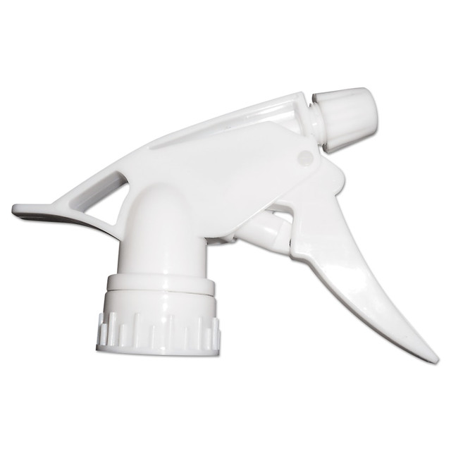 BOARDWALK BWK58108 Polypropylene Trigger Sprayer 250 For 24-Oz Bottles, White, Pack Of 24 Sprayers BOARDWALK BWK58108 Polypropylene Trigger Sprayer 250 For 24-Oz Bottles, White, Pack Of 24 Sprayers