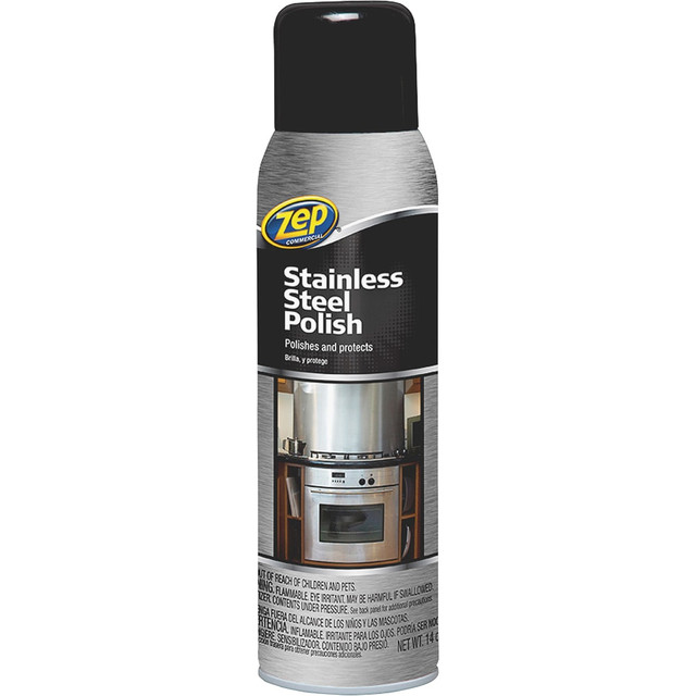 ZEP INC. ZUSSTL14CT Zep Stainless Steel Polish - 14 fl oz (0.4 quart) - Rust Resistant, Corrosion Resistant, Fade Resistant - Chrome, Black - 12 / Carton ZEP INC. ZUSSTL14CT Zep Stainless Steel Polish - 14 fl oz (0.4 quart) - Rust Resistant, Corrosion Resistant, Fade Resistant - Chrome, Black - 12 / Carton