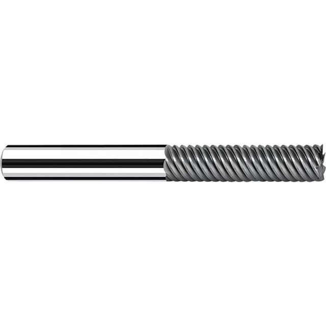 Fraisa P15851252 Square End Mill: 3/16" Dia, 9/16" LOC, 5 Flute, Solid Carbide