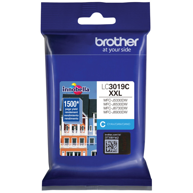 BROTHER INTL CORP LC3019C Brother LC3019I Cyan Extra-High-Yield Ink Cartridge, LC3019C