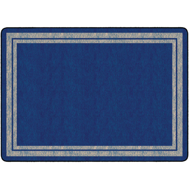 FLAGSHIP CARPETS FE422-32A  Double-Border Rug, Rectangle, 6ft x 8ft 4in, Blue Light