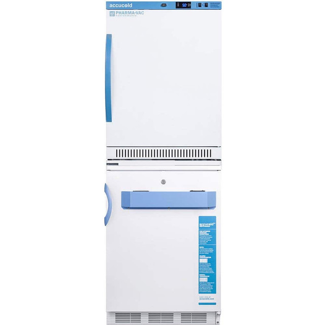 Accucold Pharmacy, Medical-Laboratory Combination Refrigerator/Freezer: 9 cu ft Capacity, -25 to 8 &deg; C, 23-5/8" OAW, 24-3/8" OAD, 68" OAH ARS6PV-VT65MLST