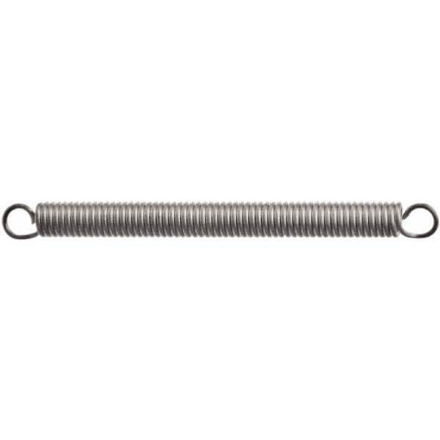 Associated Spring Raymond E03600553500X Extension Spring: 9.14 mm OD, 116.59 mm Extended Length, 1.4 mm Wire Dia