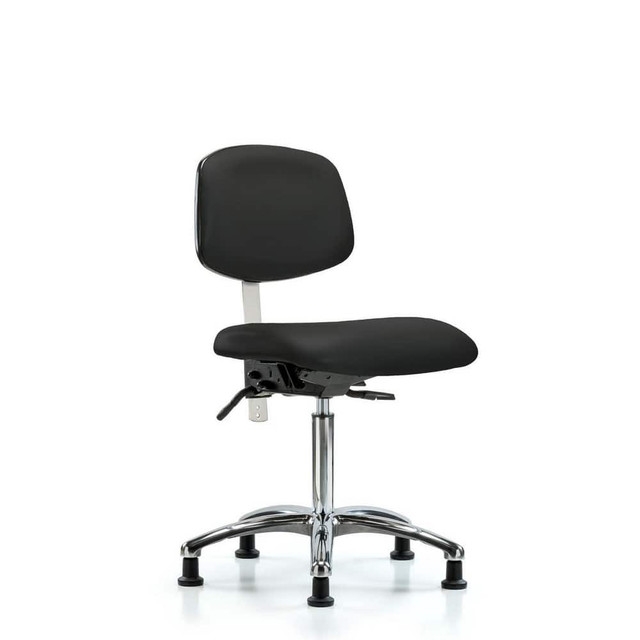 Blue Ridge Ergonomics MSC44084 Task Chair: Vinyl, Black