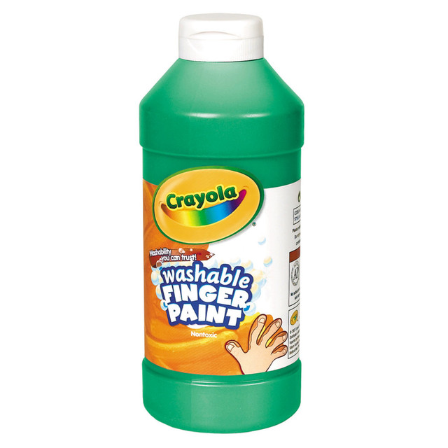 CRAYOLA LLC 551316044 Crayola Washable Finger Paint, 16 Oz., Green CRAYOLA LLC 551316044 Crayola Washable Finger Paint, 16 Oz., Green