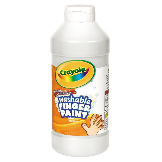 CRAYOLA LLC 551316053 Crayola Washable Finger Paint, 16 Oz., White CRAYOLA LLC 551316053 Crayola Washable Finger Paint, 16 Oz., White
