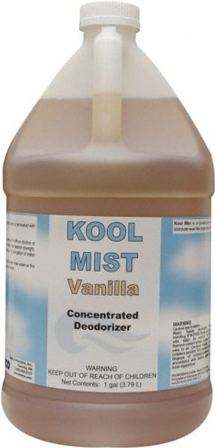 Detco 0984VA-4X1 Kool Mist - Vanilla, 1 Gal, Concentrated Deodorizer
