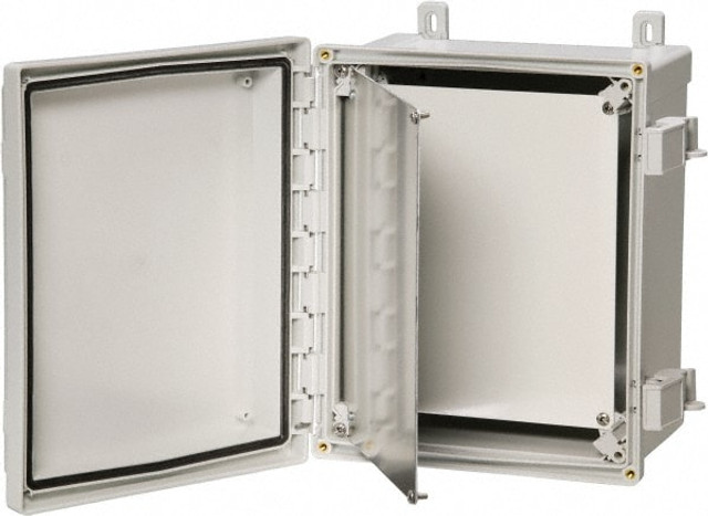 Fibox ASPK1412 Electrical Enclosure Swing Panel Kit: Aluminum, Use with ARCA JIC