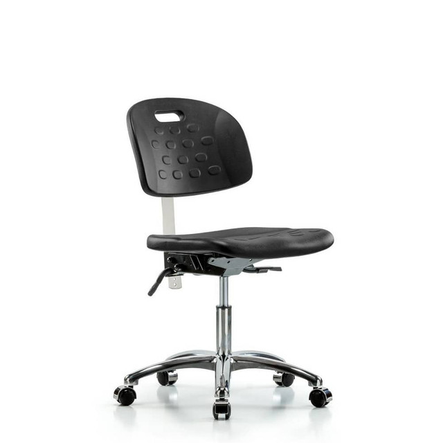 Blue Ridge Ergonomics MSC40035 Task Chair: Polyurethane, Black