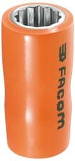 Facom J.8AVSE Hand Socket: 8 mm Socket, 12-Point