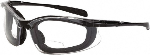 CrossFire 84425 Magnifying Safety Glasses: +2.5, Clear Lenses, Scratch Resistant