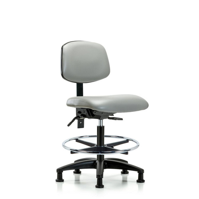 Blue Ridge Ergonomics MSC50261 Task Chair: Vinyl, Dove