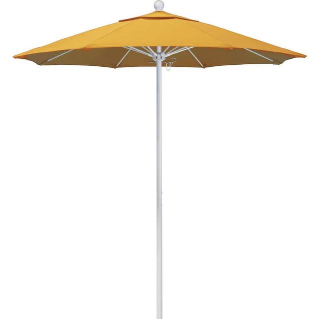 California Umbrella 194061620748 Patio Umbrellas; Fabric Color: Yellow ; Base Included: No ; Fade Resistant: Yes ; Diameter (Feet): 7.5 ; Canopy Fabric: Pacifica