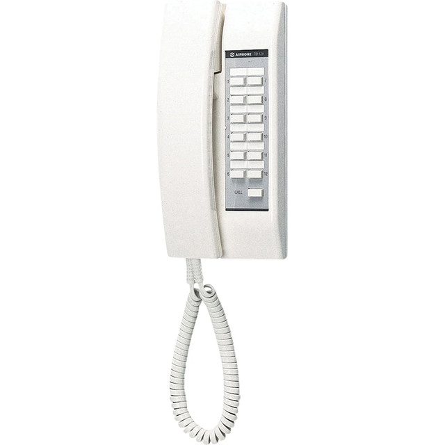 Aiphone TD-12H/B Intercoms & Call Boxes; Intercom Type: Audio Handset Station ; Connection Type: Corded ; Number of Stations: 1 ; Height (Decimal Inch): 3.250000 ; Depth (Decimal Inch): 10.2500 ; Depth (Inch): 10-1/4