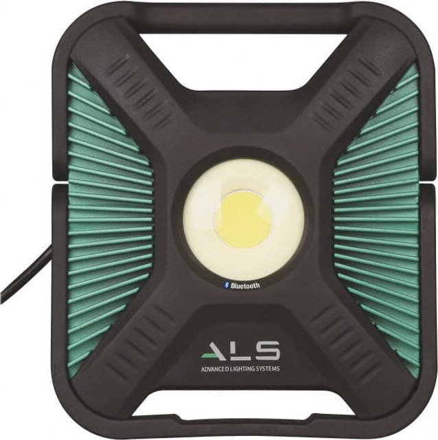 Advanced Lighting Systems SPX10K1C Black & Turquoise Spot Light with Bluetooth