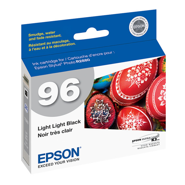 EPSON AMERICA INC. Epson T096920  96 UltraChrome K3 Light Black Ink Cartridge, T096920