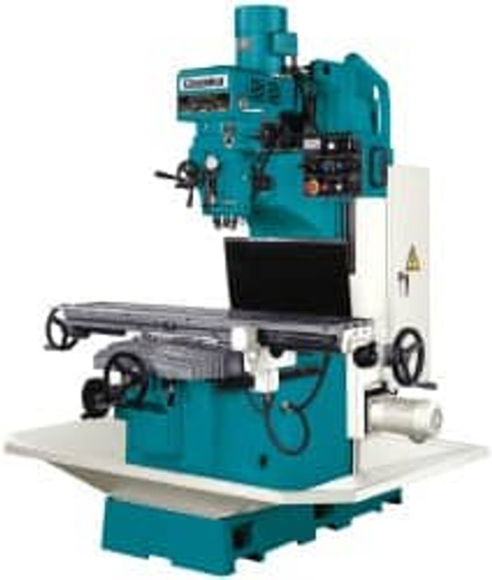 Clausing 6BVS40 Knee Milling Machine: 2.05 x 20.4725", 5 hp, Variable Speed Pulley Control, 3 Phase