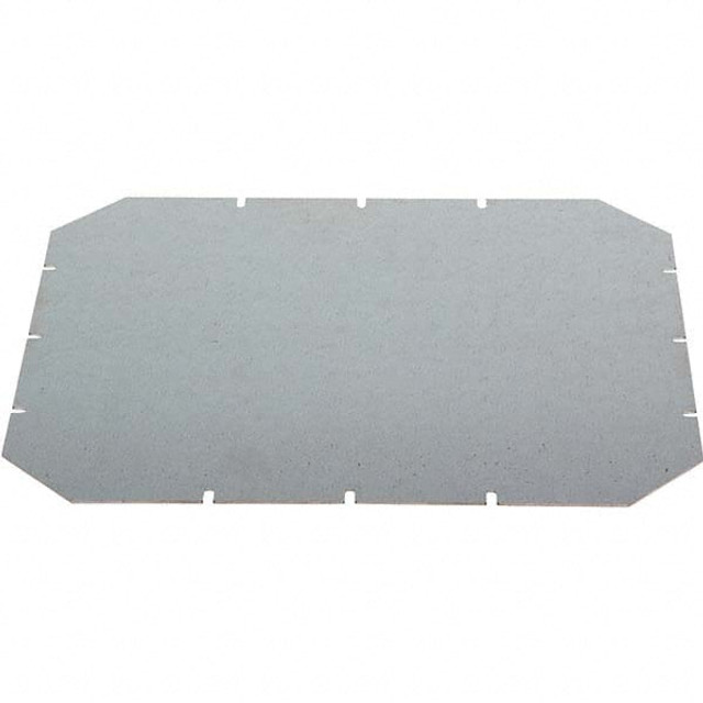 Fibox MP 1912 Electrical Enclosure Back Panel: Galvanized Steel, Use with Fibox TEMPO