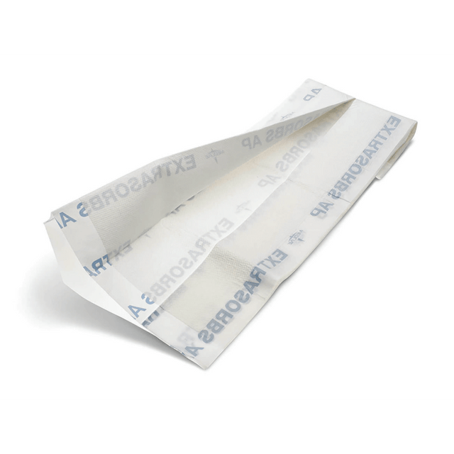 MEDLINE INDUSTRIES, INC. Medline EXTRASRB3036A  Extrasorbs Air-Permeable Disposable Dry Pads, 30in x 36in, White, Bag Of 5 Dry Pads, Case Of 14 Bags