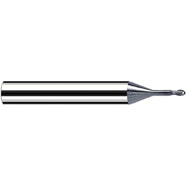 Fraisa X6564172 Ball End Mill: 2.80 mm Dia, 2.80 mm LOC, 2 Flute, Solid Carbide