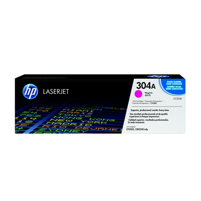 HP INC. CC533A HP 304A Magenta Toner Cartridge, CC533A