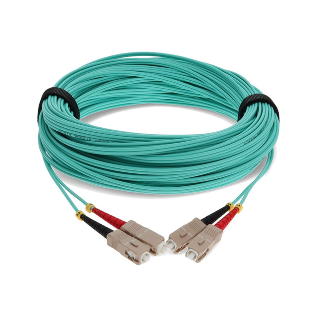 ADD-ON COMPUTER PERIPHERALS, INC. ADD-SC-SC-20M5OM3 AddOn 20m SC OM3 Aqua Patch Cable - Patch cable - SC/UPC multi-mode (M) to SC/UPC multi-mode (M) - 20 m - fiber optic - duplex - 50 / 125 micron - OM3 - halogen-free - aqua ADD-ON COMPUTER PERIPHERALS, INC. ADD-SC-SC-20M5OM3 AddOn 20m SC OM3 Aqua Patch Cable - Patch cable - SC/UPC multi-mode (M) to SC/UPC multi-mode (M) - 20 m - fiber optic - duplex - 50 / 125 micron - OM3 - halogen-free - aqua