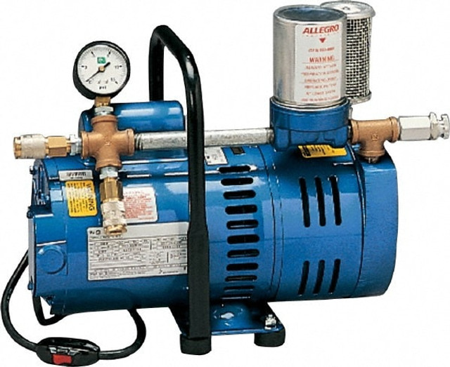 Allegro 9821-S 2 Man Connection, Schrader Coupling, Portable SAR Air Compressor